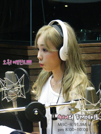 151008 써니의 FM 데이트 사진방 그사람의 신청곡: 태연